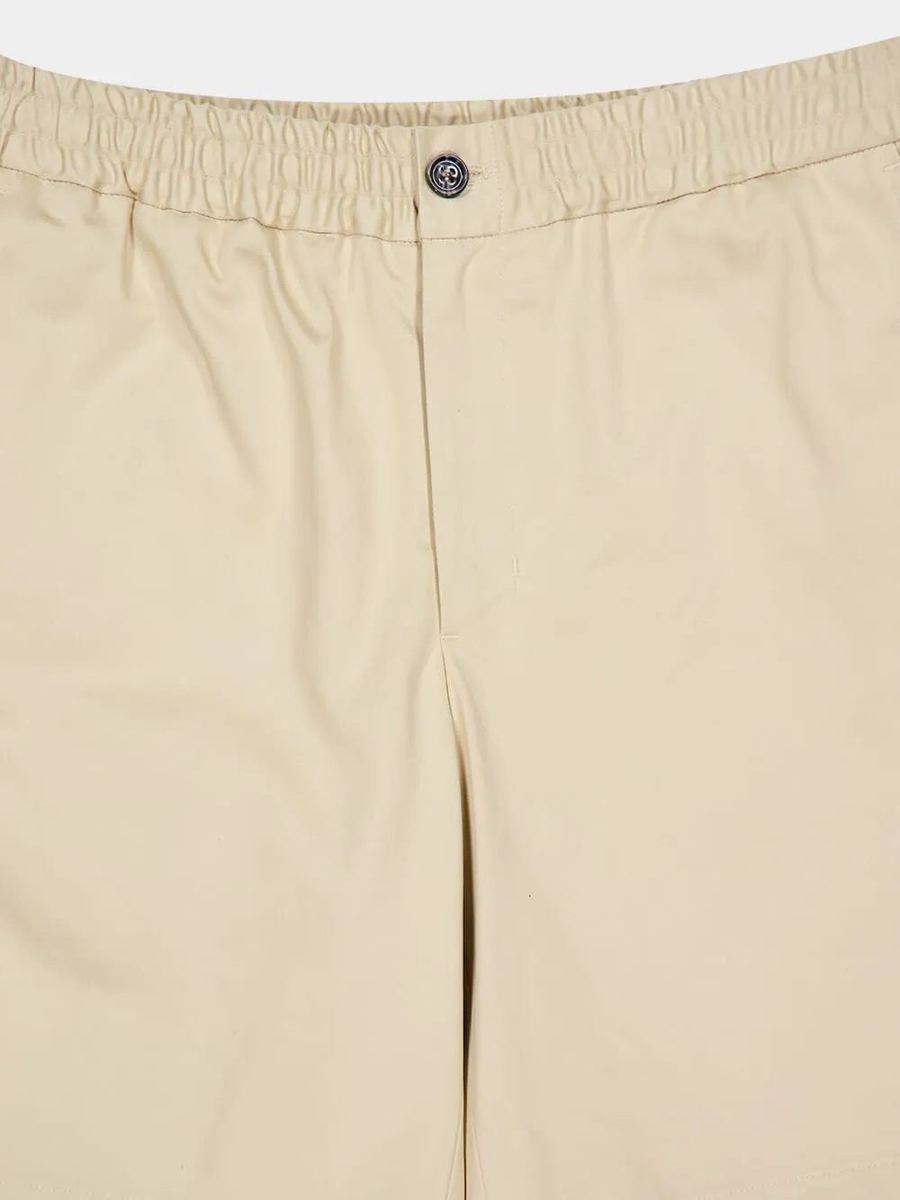Ginger Elasticated Waist Cotton Satin Shorts