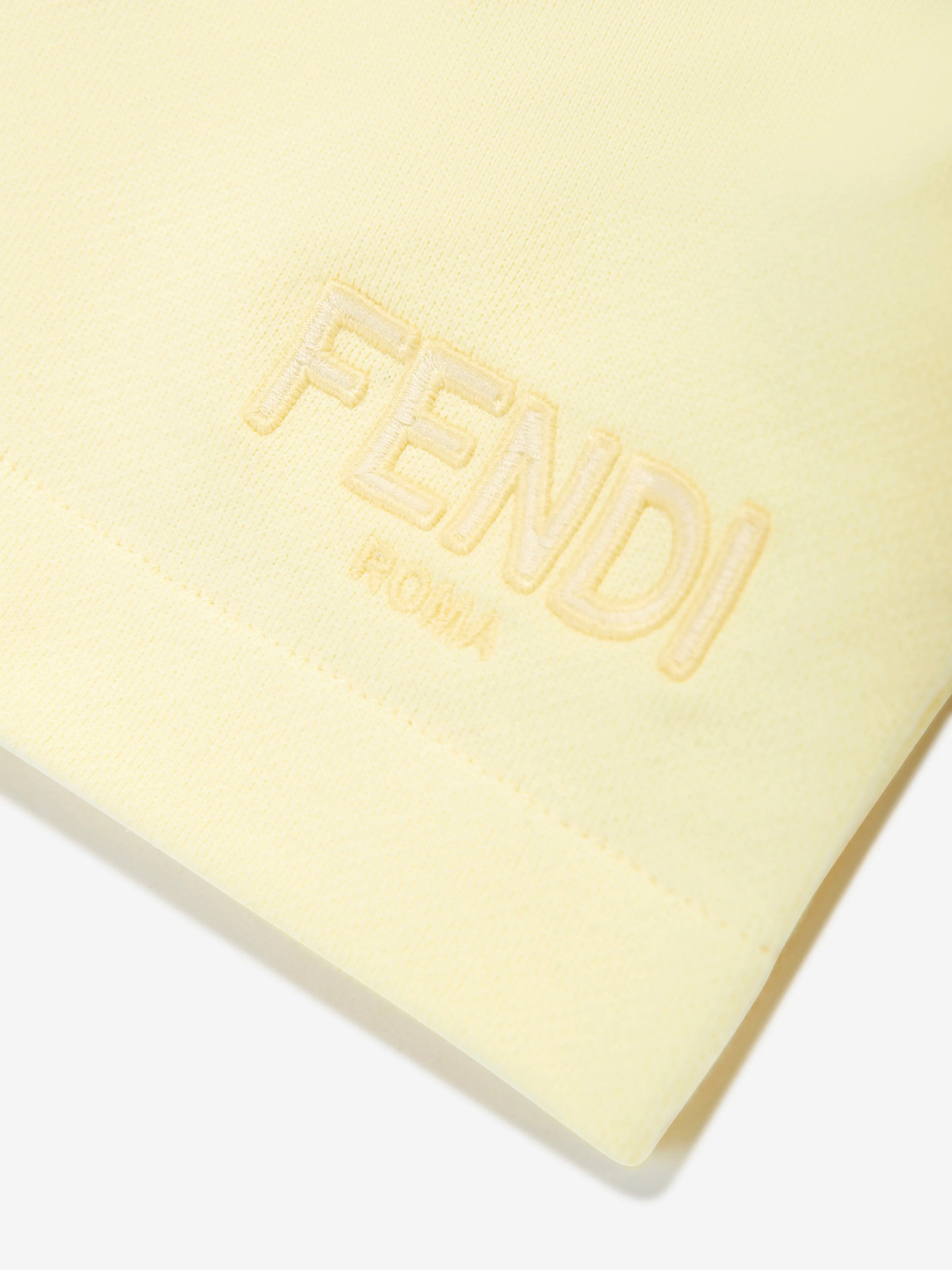Girls Logo Shorts in Yellow