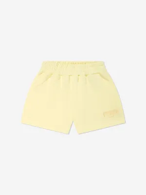 Girls Logo Shorts in Yellow