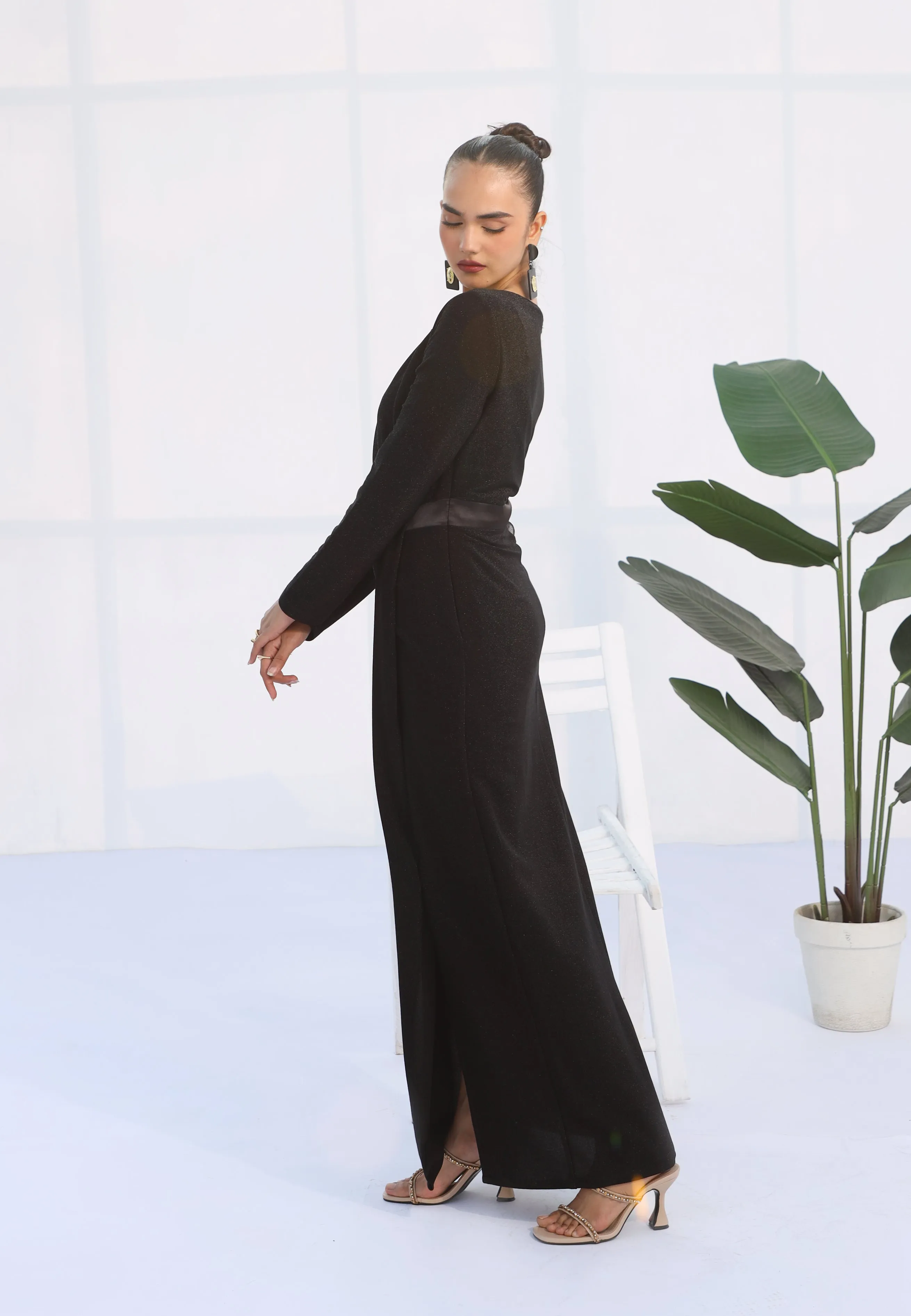 Gladious maxi dress black