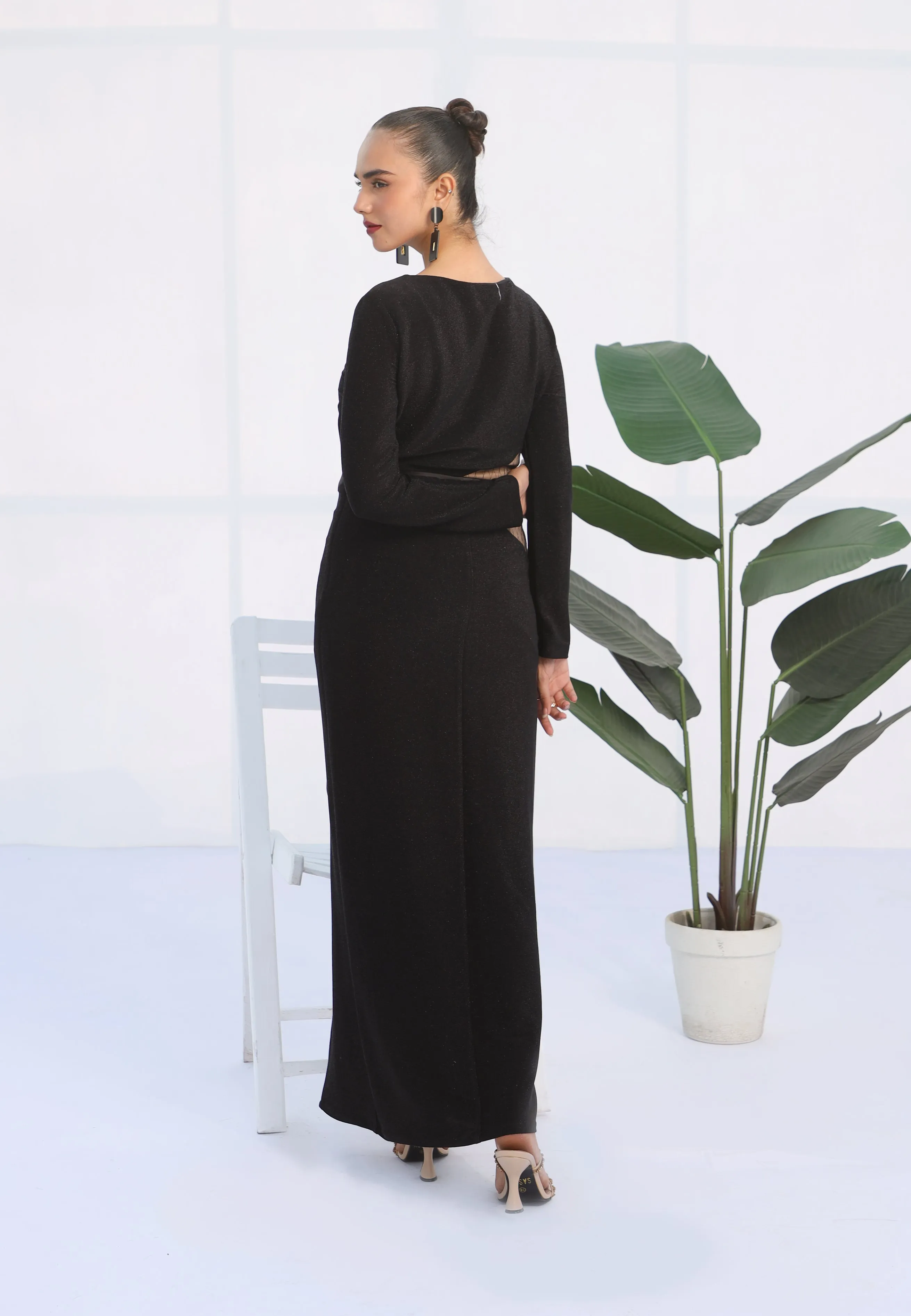 Gladious maxi dress black