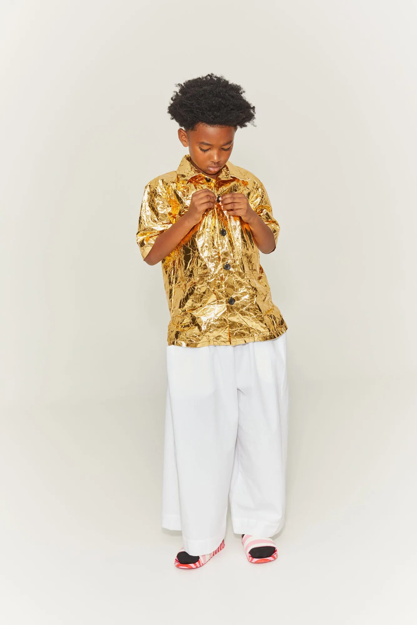 Gold Paper Shirt