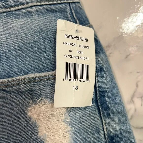Good American Good 90's Shorts Size 18
