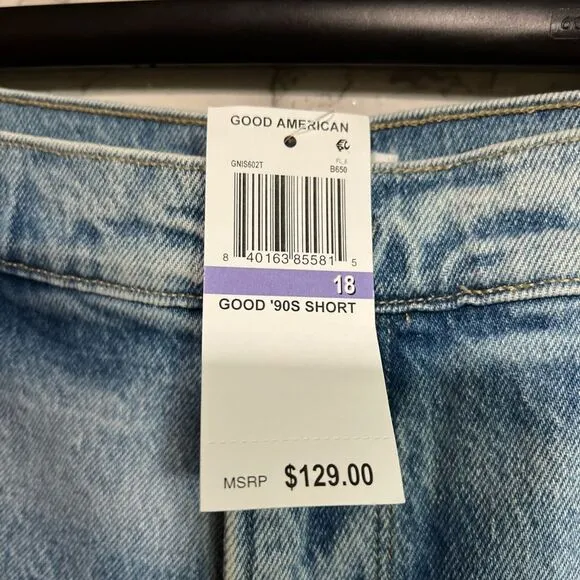 Good American Good 90's Shorts Size 18