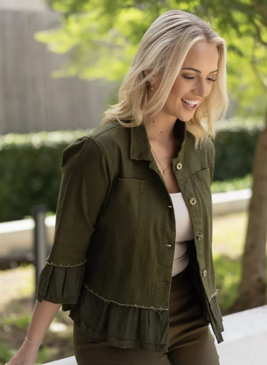 GRACIE  JACKET KHAKI