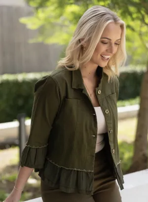 GRACIE  JACKET KHAKI