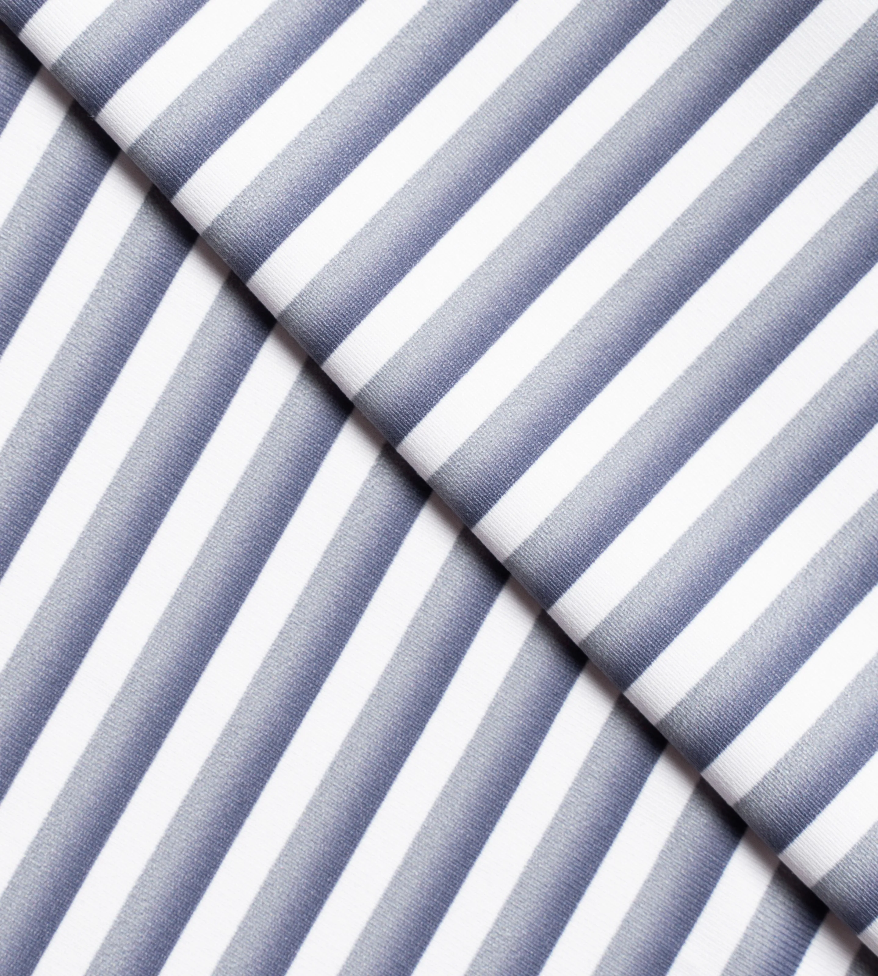 GRADIENT STRIPE POLO - GREY