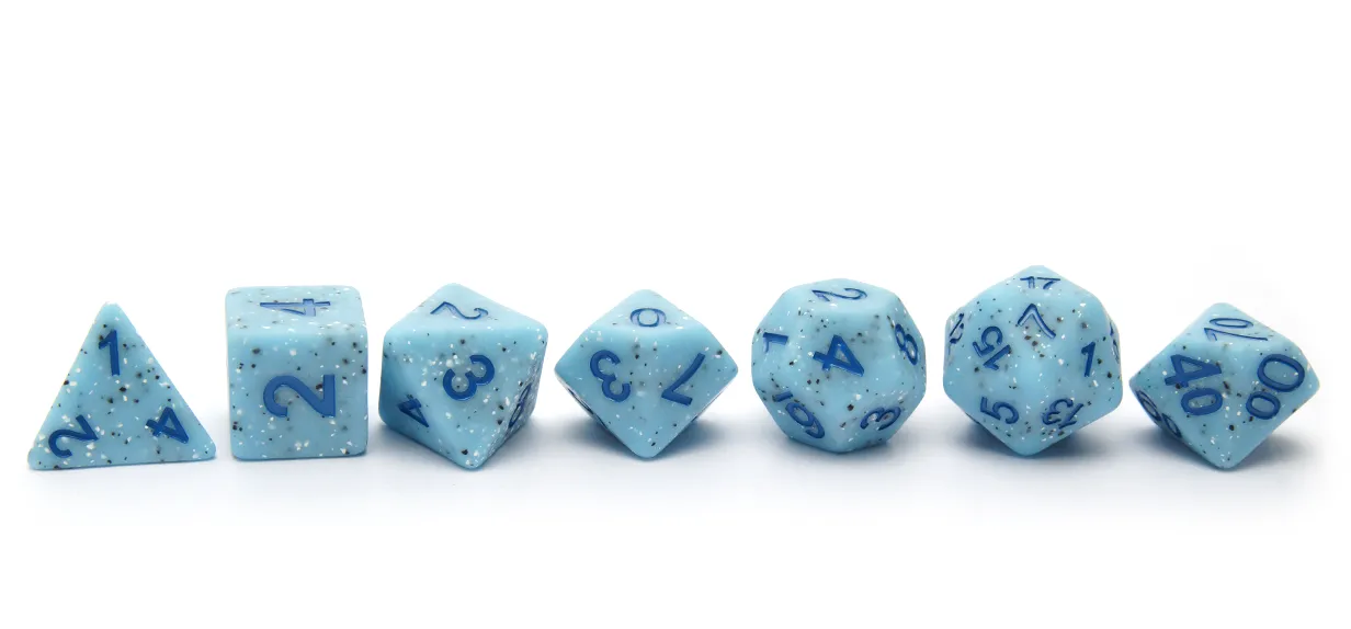 Granite Dice - Blue