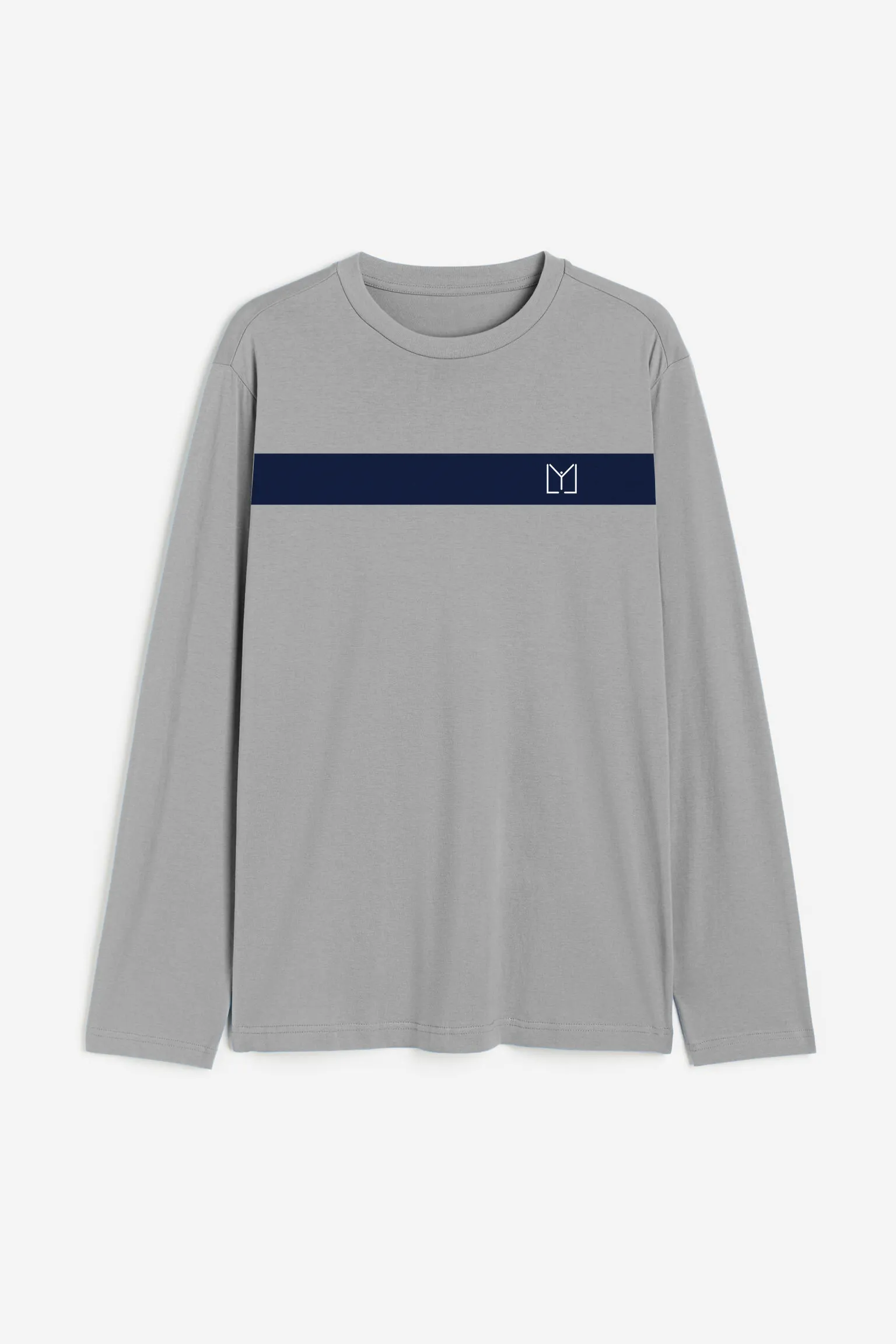Grey single paneled tee shirt