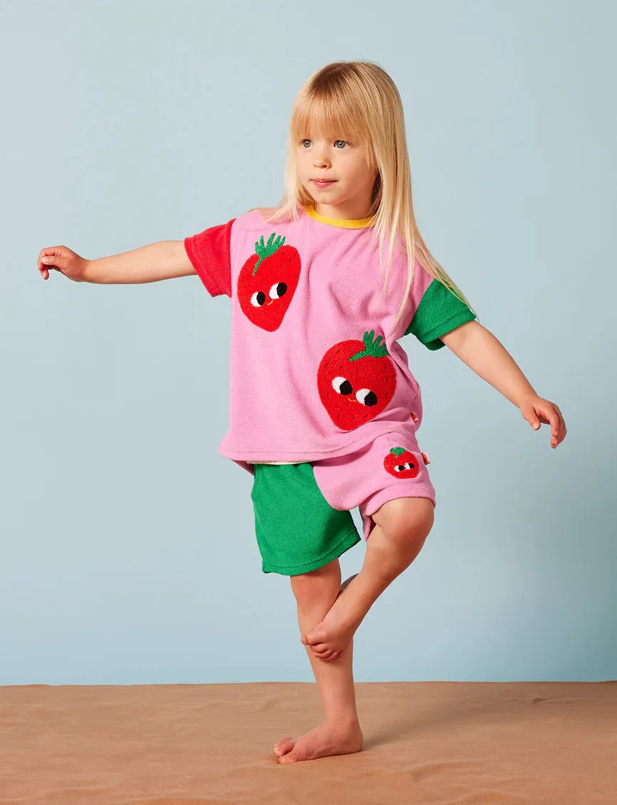 HALCYON NIGHTS STRAWBERRY TERRY T-SHIRT