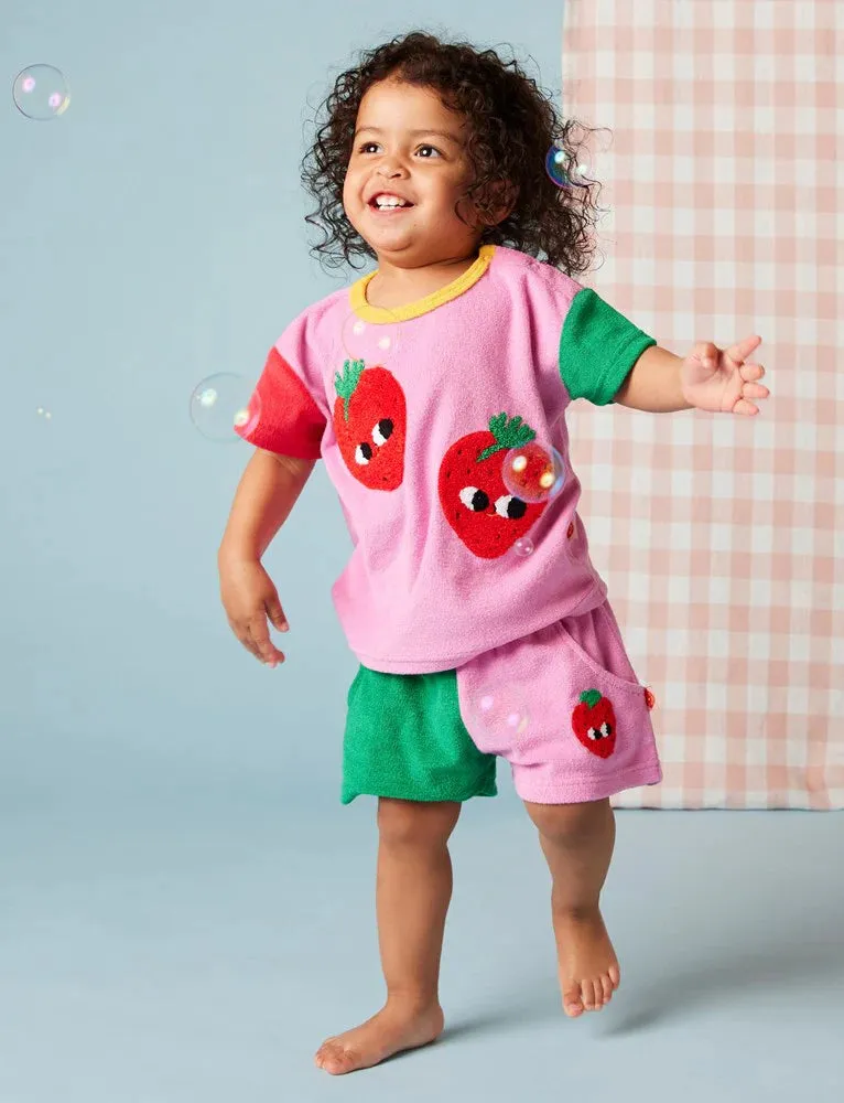 HALCYON NIGHTS STRAWBERRY TERRY T-SHIRT