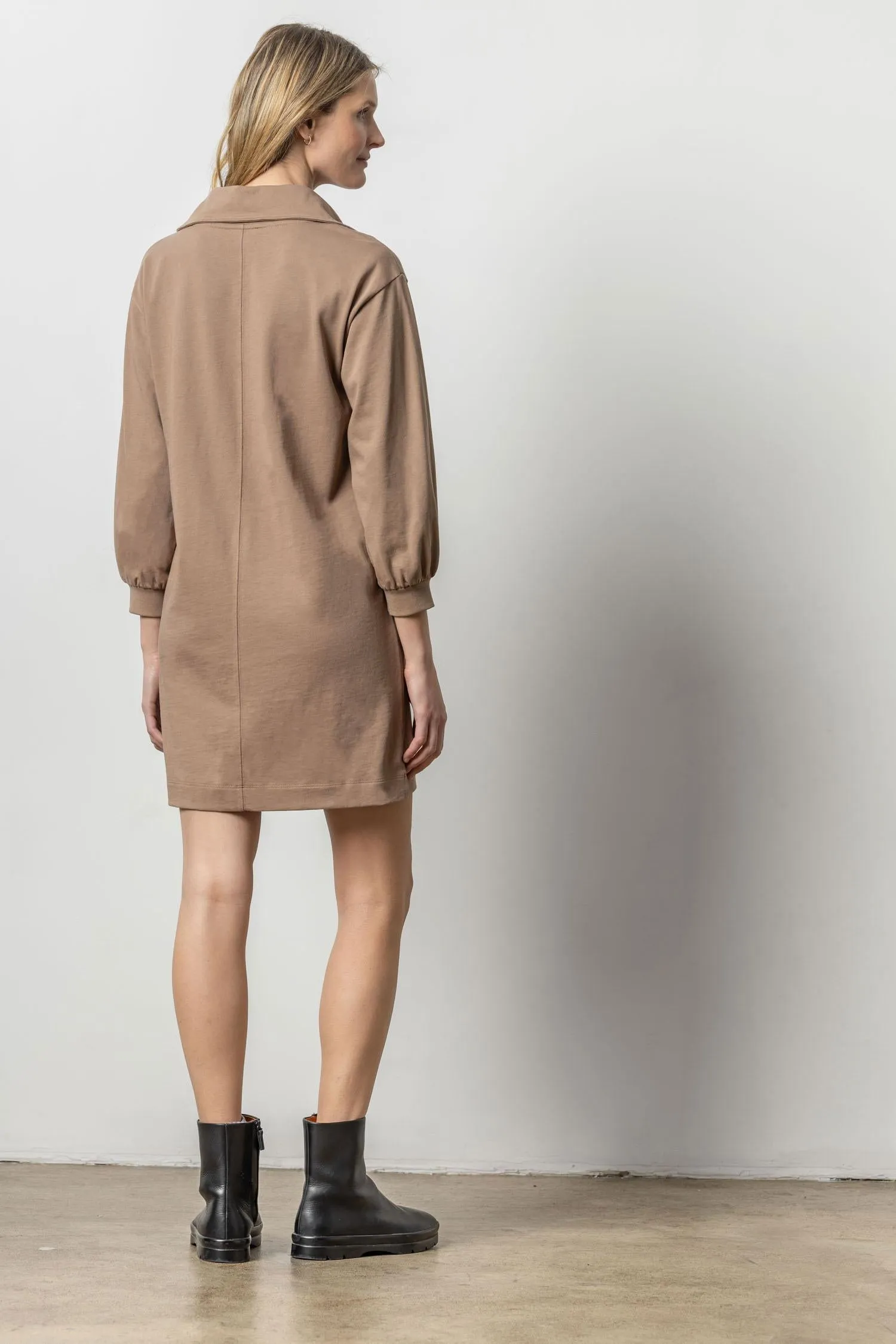 HALF ZIP DRESS