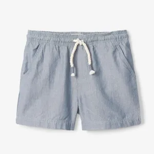 Hatley Pull On Shorts - Chambray