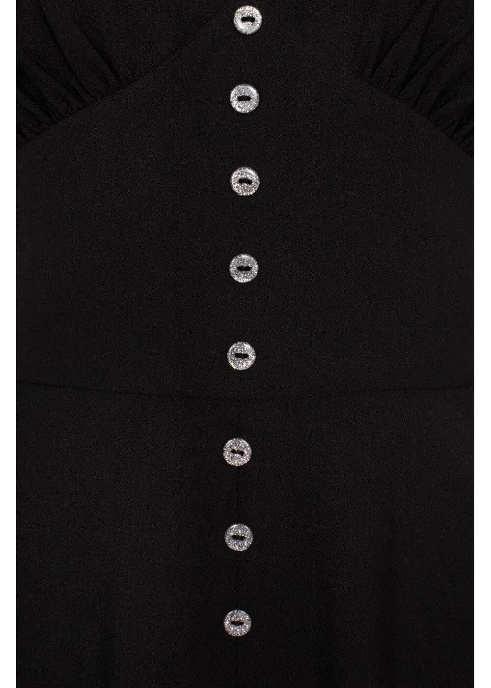 Hell Bunny Jinx 40's A-Line Dress Black