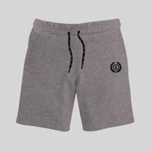 HG Signature Emb Two Quarter Shorts | Textured Pattern | Purple Brown