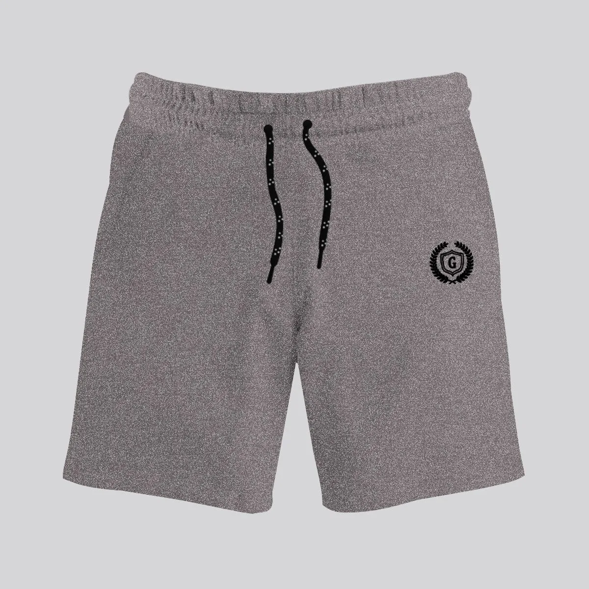 HG Signature Emb Two Quarter Shorts | Textured Pattern | Purple Brown