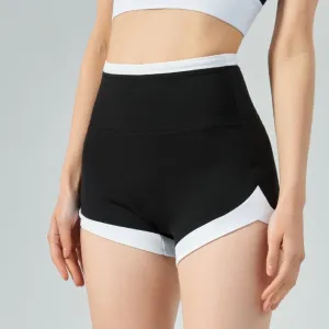 High Waisted Workout Shorts – Seamless Tummy Control Peach-Lifting Shorts for Women