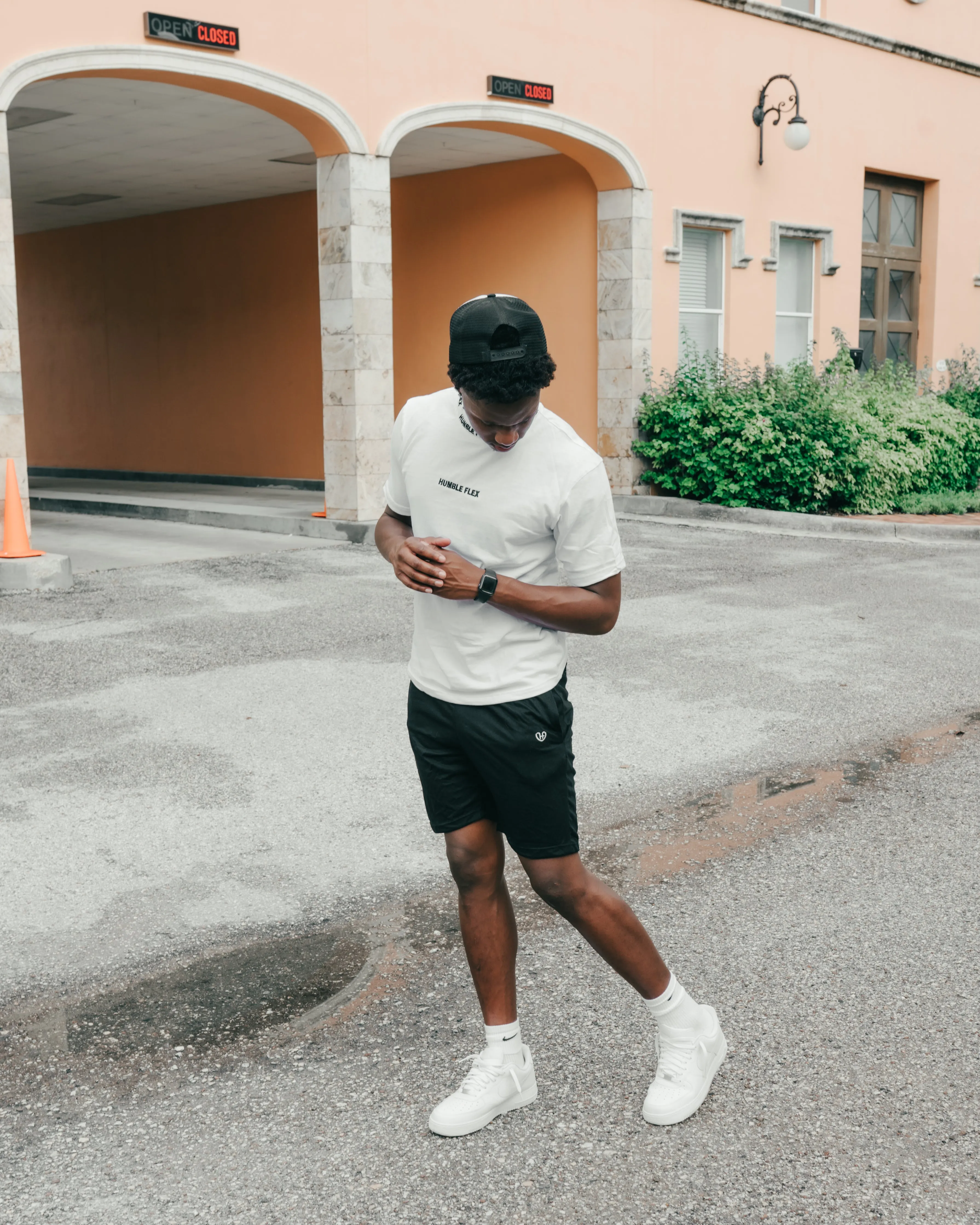 Humble Flex Black Essential Shorts