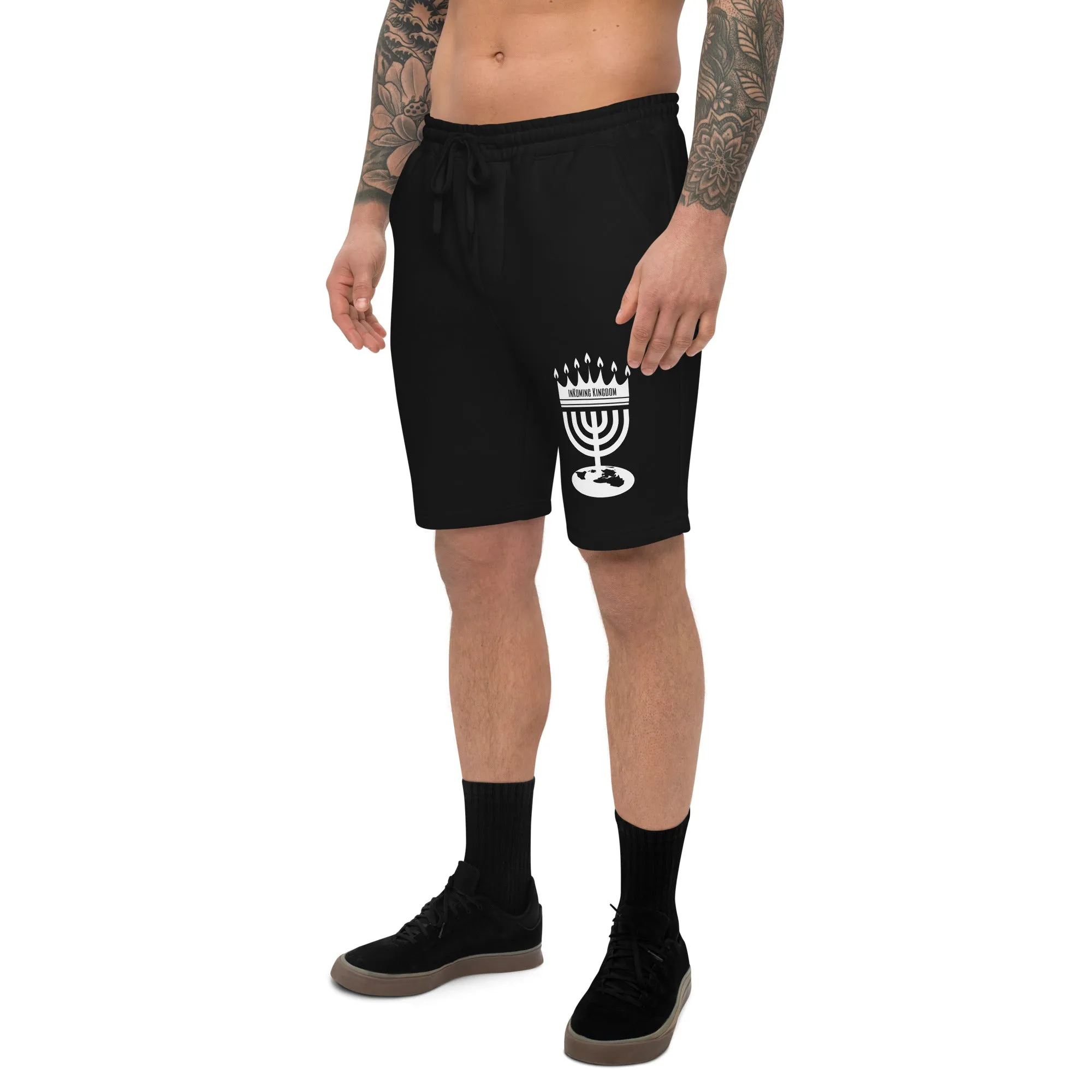 inKoming Kingdom Menorah Logo |  Fleece Shorts