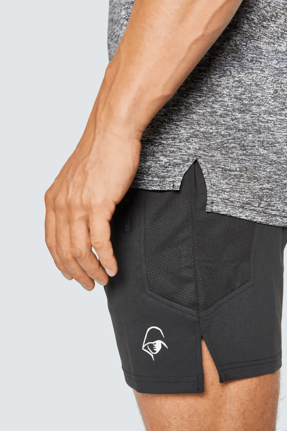 Intrepid Athlete Inside Track Short - Black