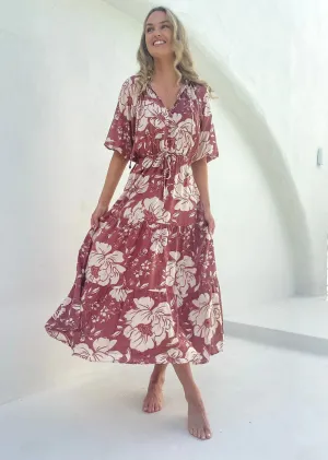 Isla Maxi - Withering Rose Print