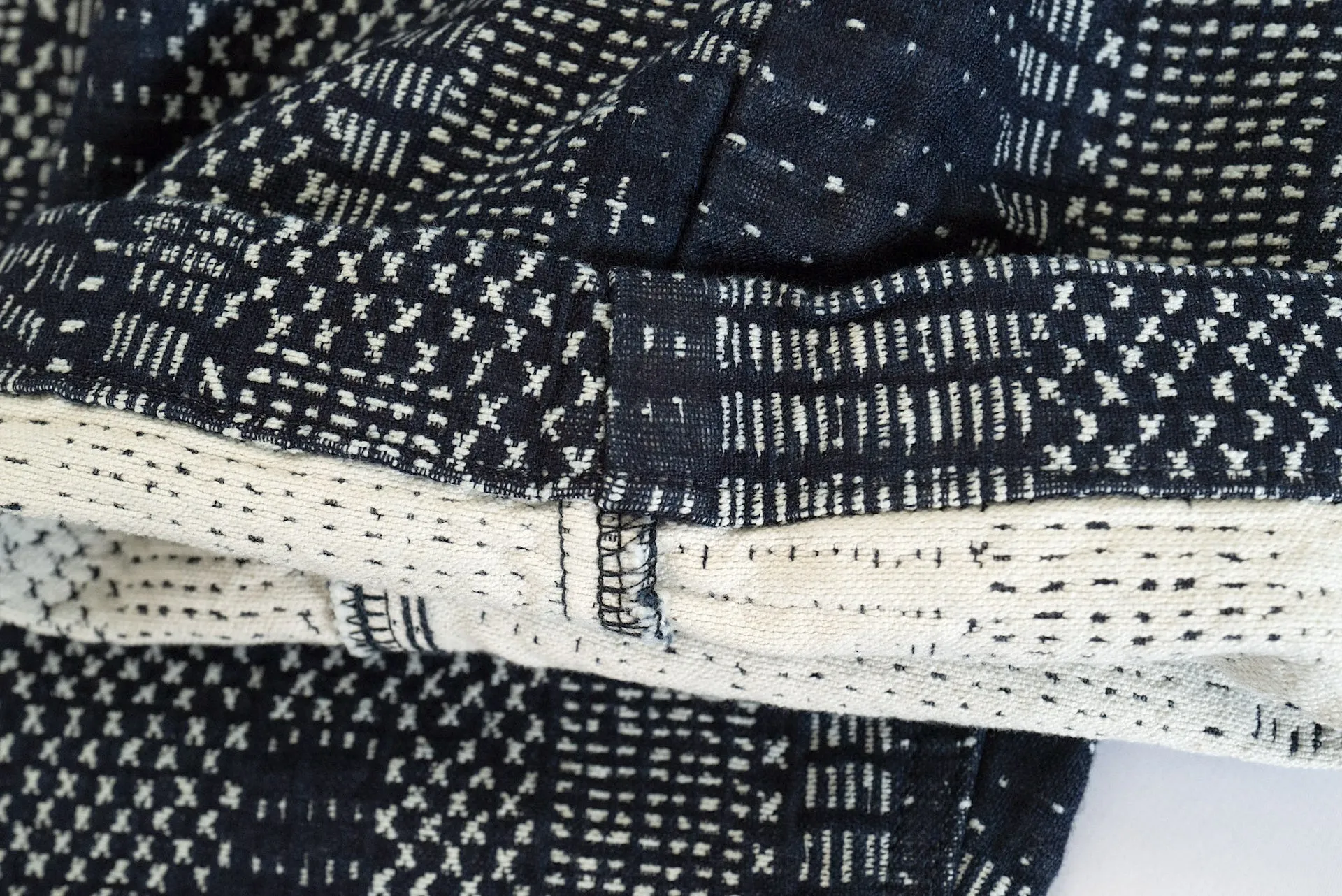 Japan Blue Indigo Dyed Heavyweight "Starry" Sashiko Shorts