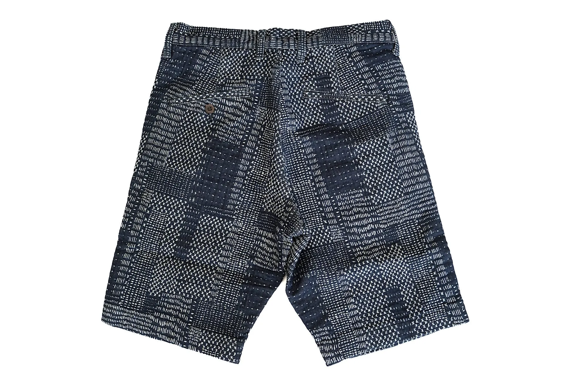 Japan Blue Indigo Dyed Heavyweight "Starry" Sashiko Shorts
