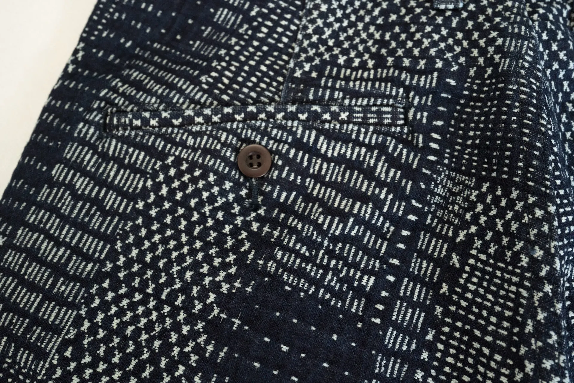 Japan Blue Indigo Dyed Heavyweight "Starry" Sashiko Shorts