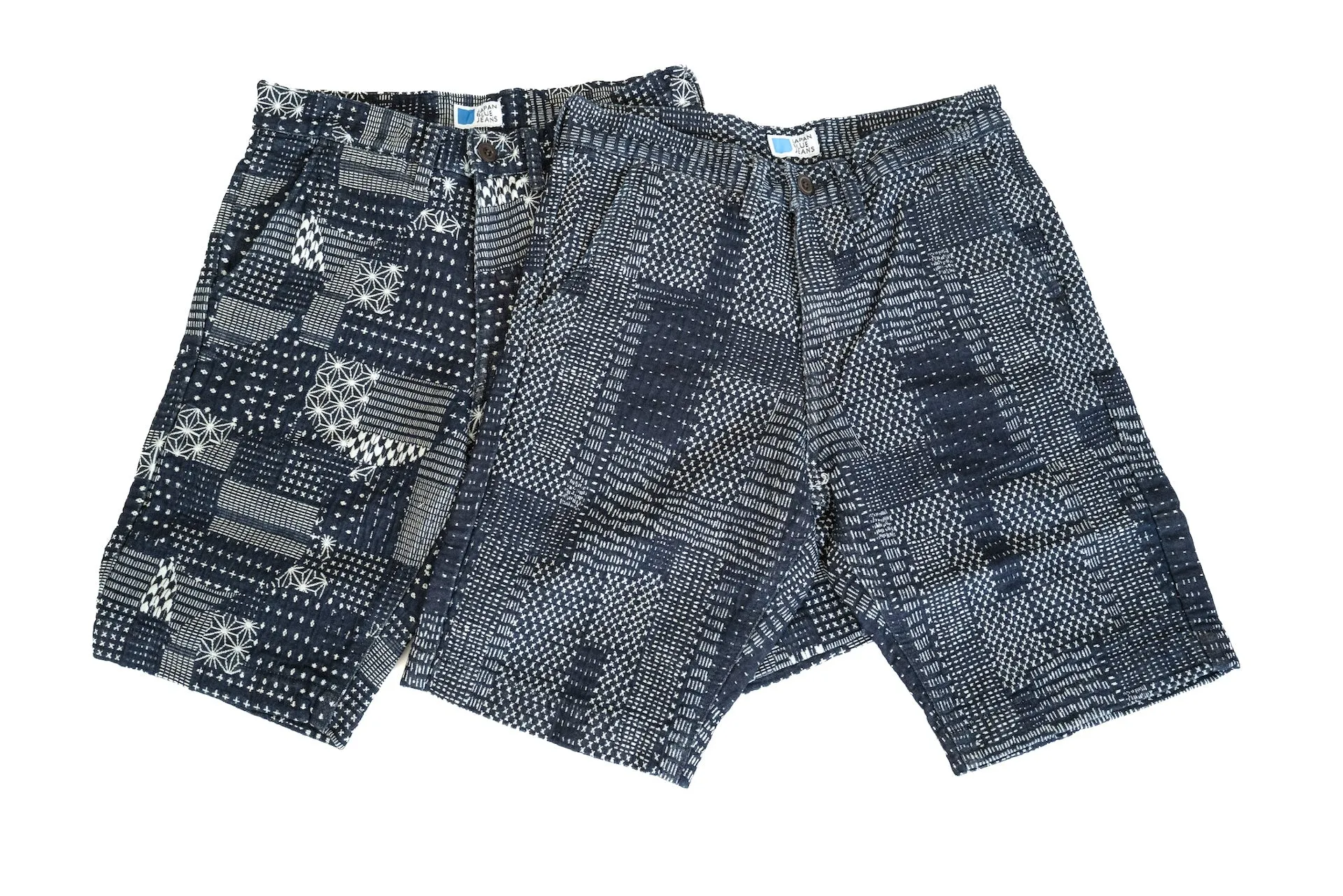 Japan Blue Indigo Dyed Heavyweight "Starry" Sashiko Shorts