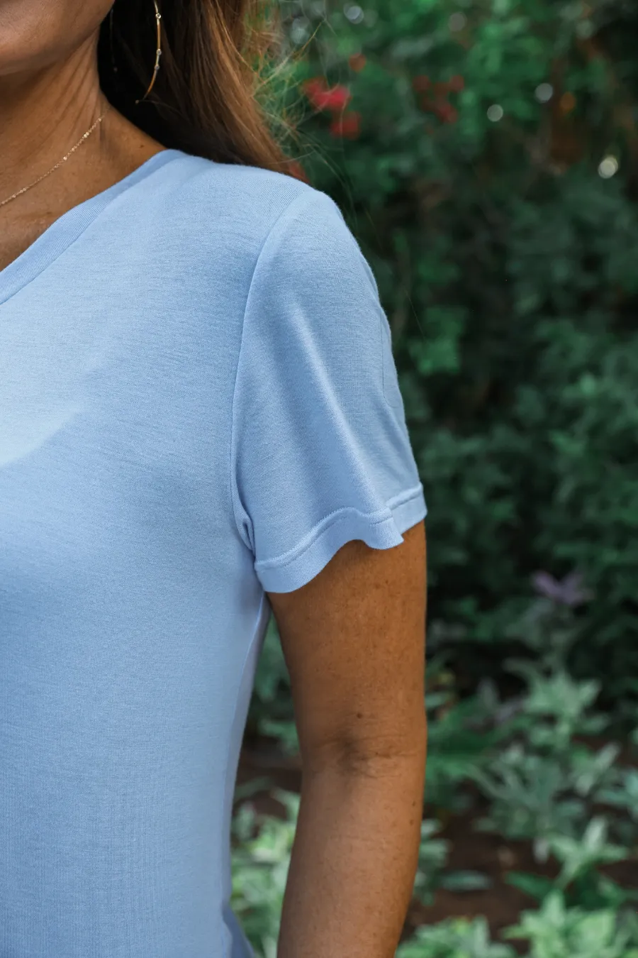 Jess Lea Basic Tee - Light Blue JL1234