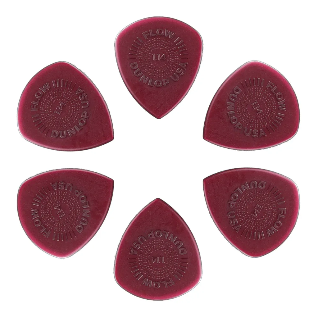 Jim Dunlop Flow Standard 1.14mm Picks - 6pk