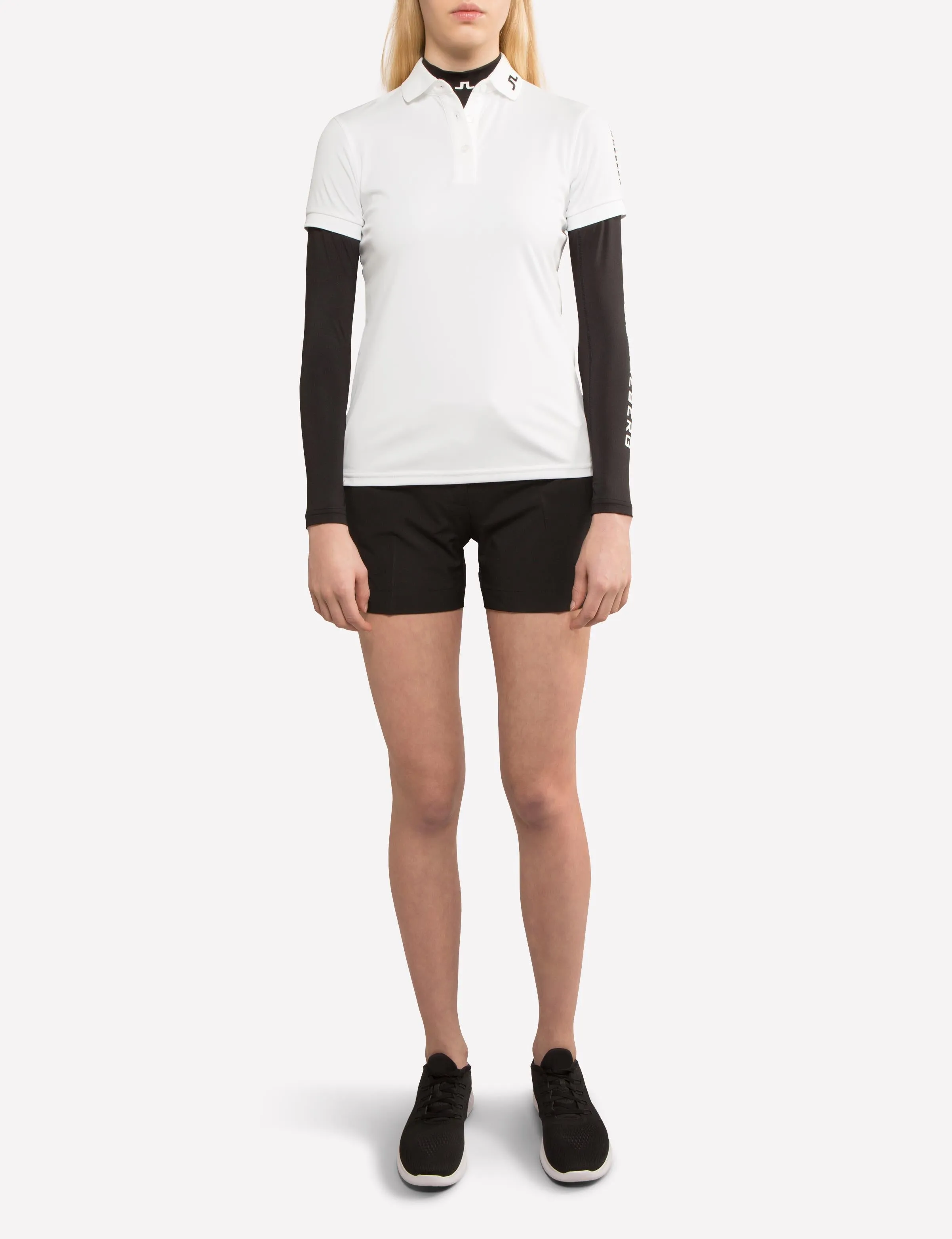 J.Lindeberg Womens Fia Micro Stretch Short Shorts - BLACK