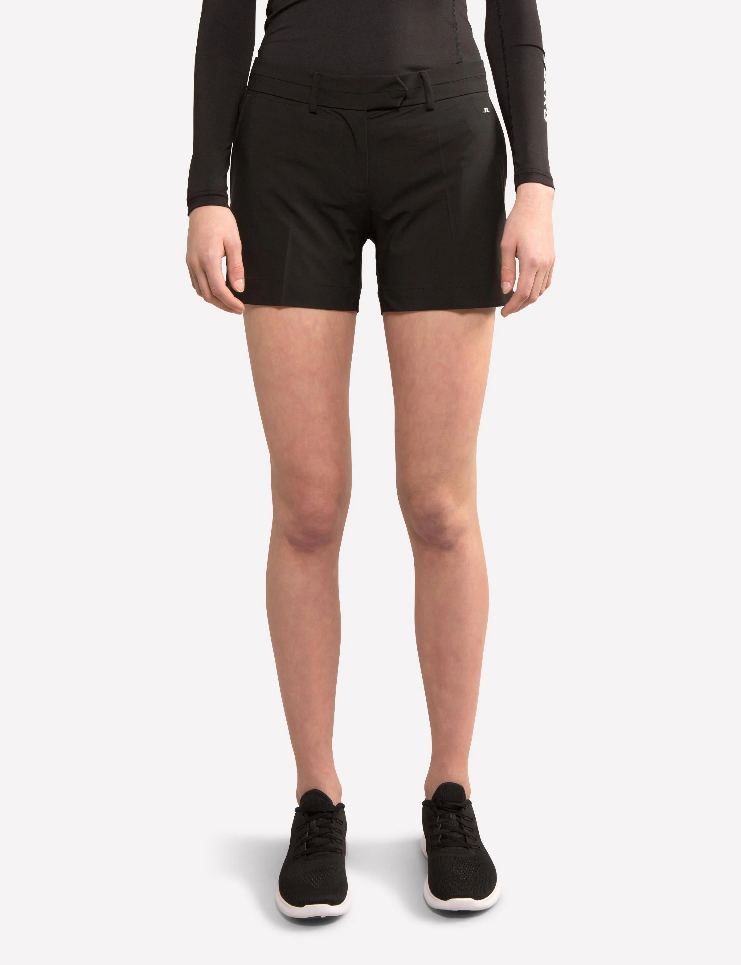 J.Lindeberg Womens Fia Micro Stretch Short Shorts - BLACK