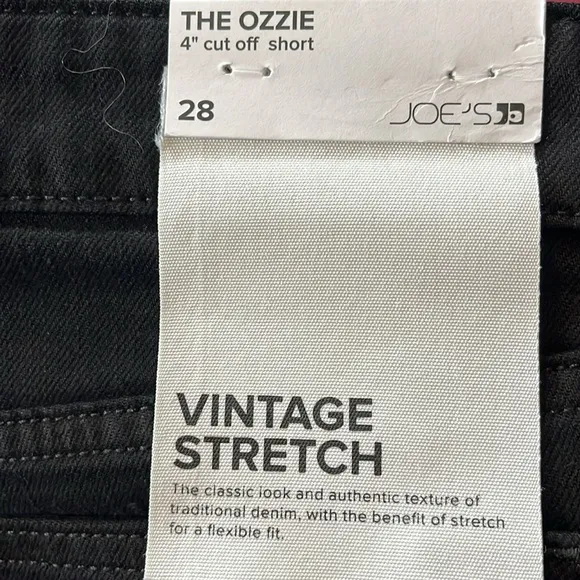 JOE JEANS Joes Ozzie Short black night Size 28