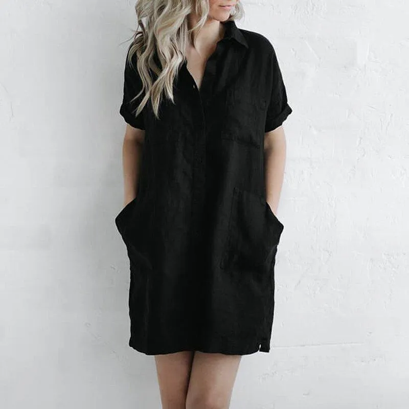 Jomarie™ - Relaxed Shirt Dress