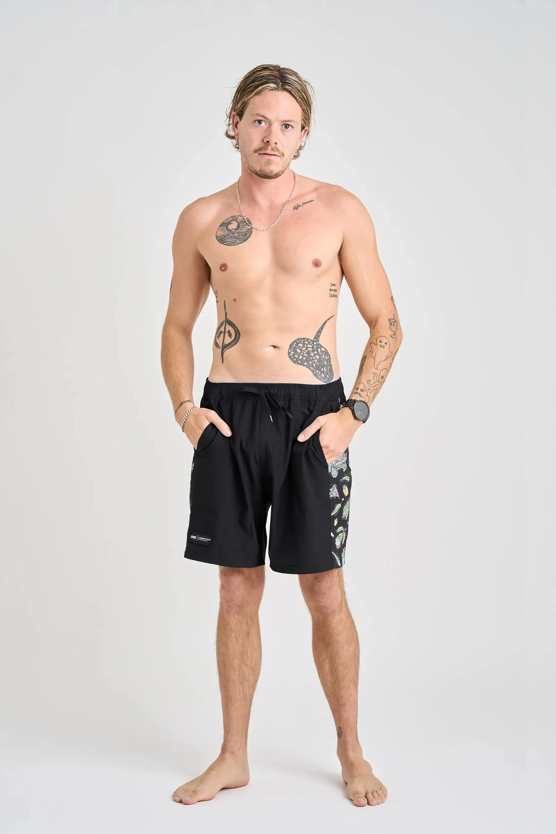 JTPLT x Tom Hadley - Boardshorts - Black