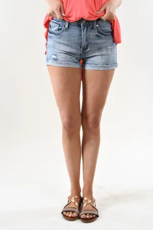 KanCan Feel the Beat Mid-Rise Shorts