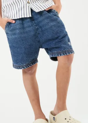 Karson Branded Denim Short