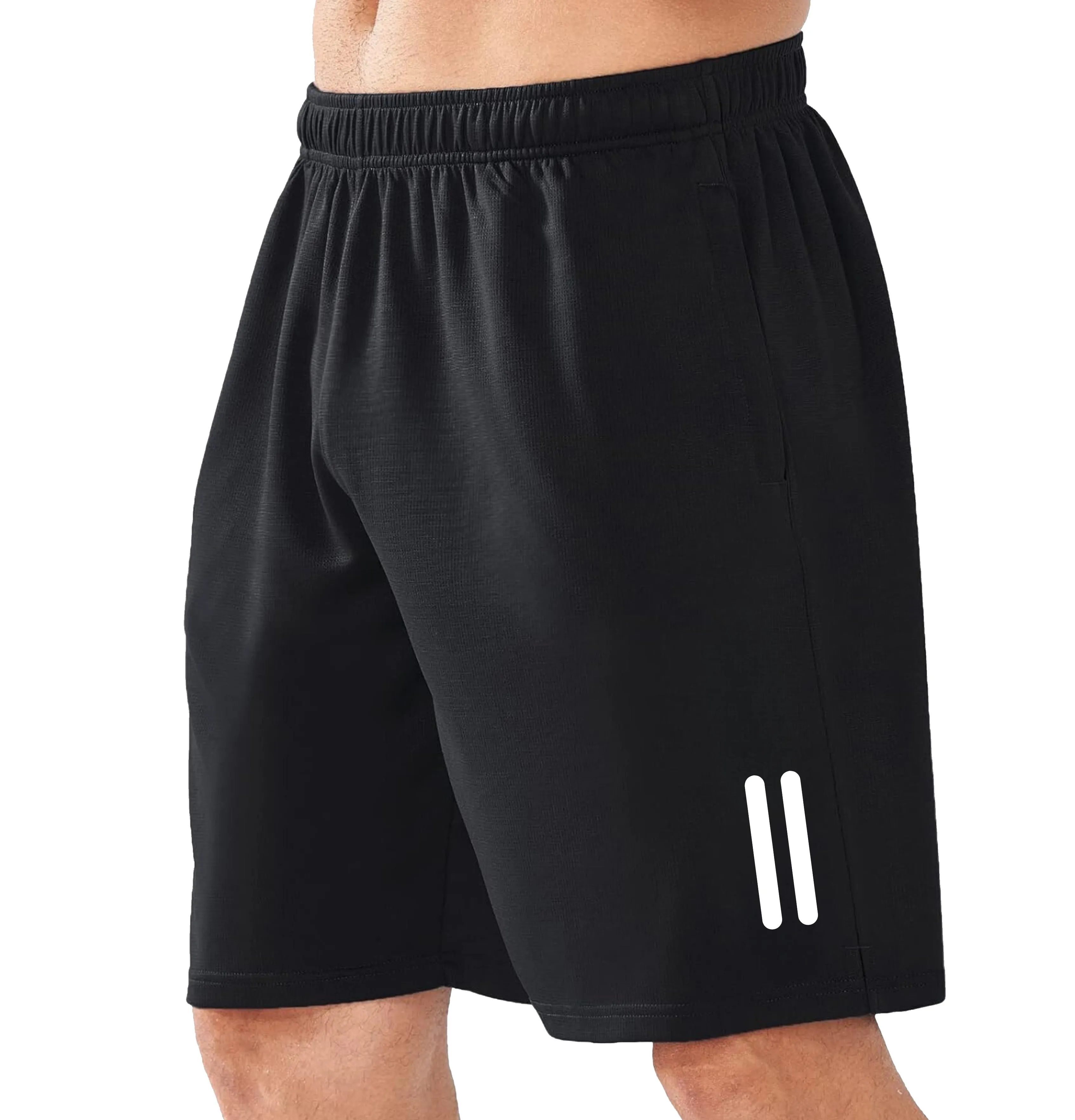 Kart Black Men's Active Wear Lycra Polyester Shorts | Dbl Line