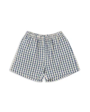 Kim Shorts GOTS || Captains Blue Check