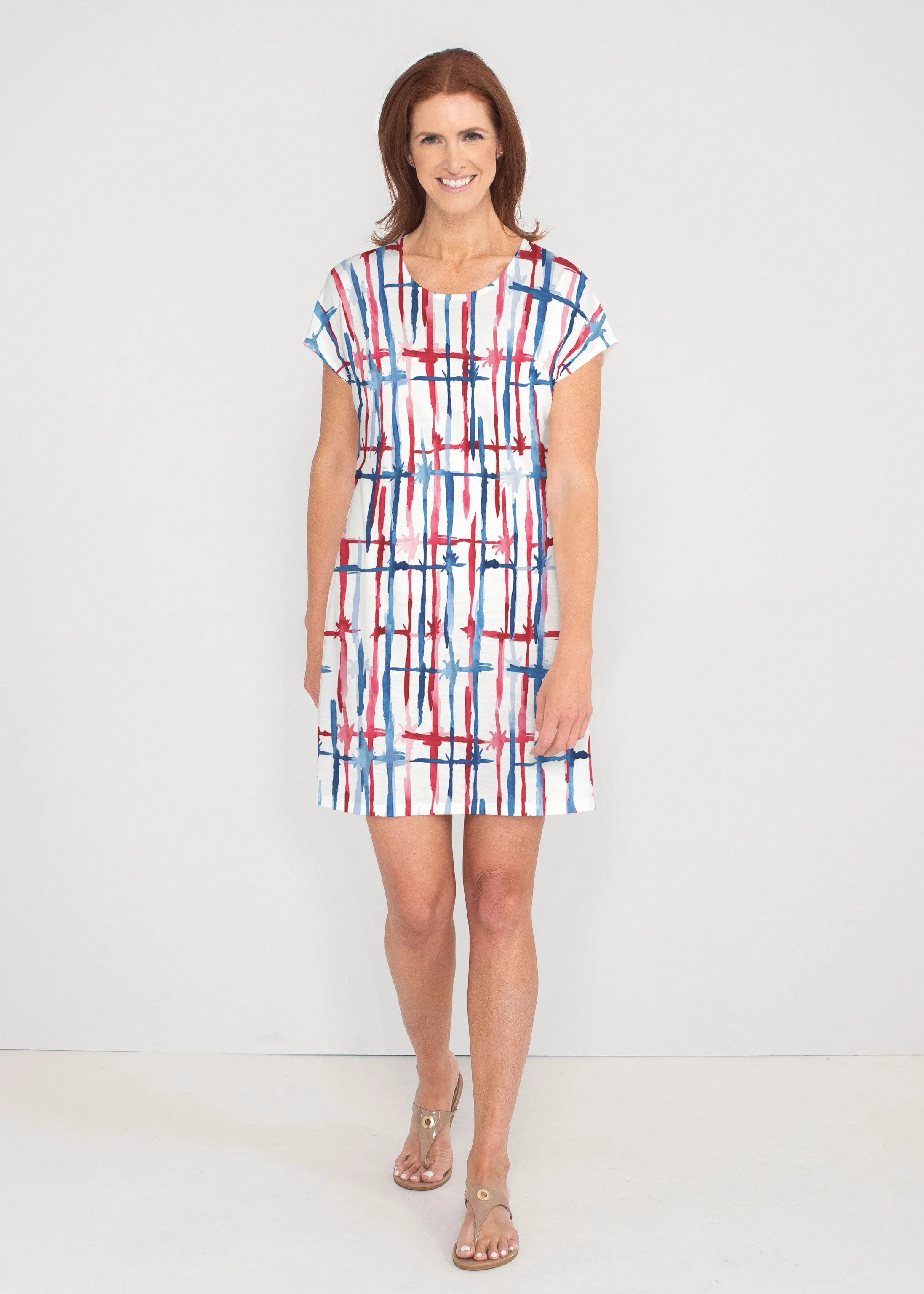 Knotted Fourth (8004) ~ Lucy Tee Dress