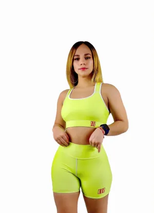 KOR Neon Yellow Sport Shorts