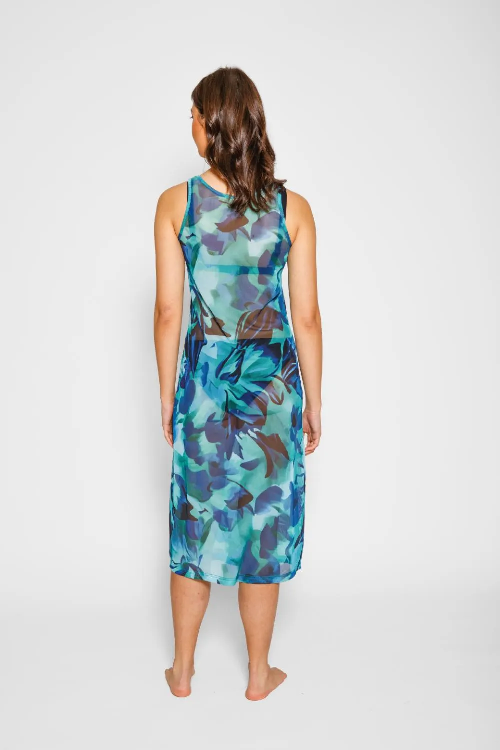 Koy Seascape Mesh Long Dress