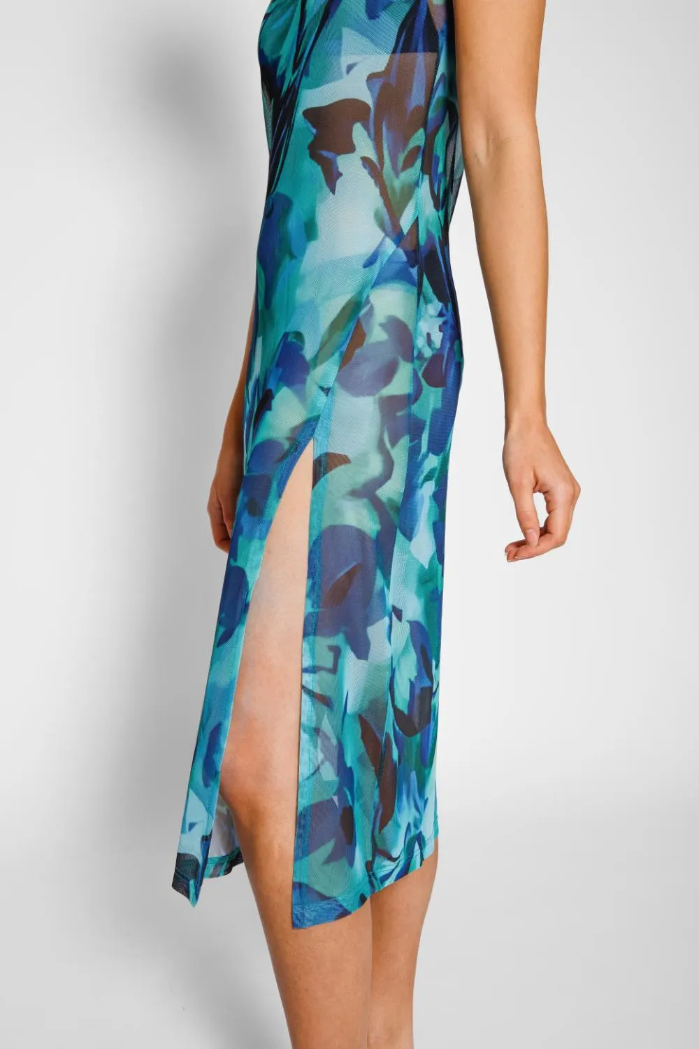 Koy Seascape Mesh Long Dress