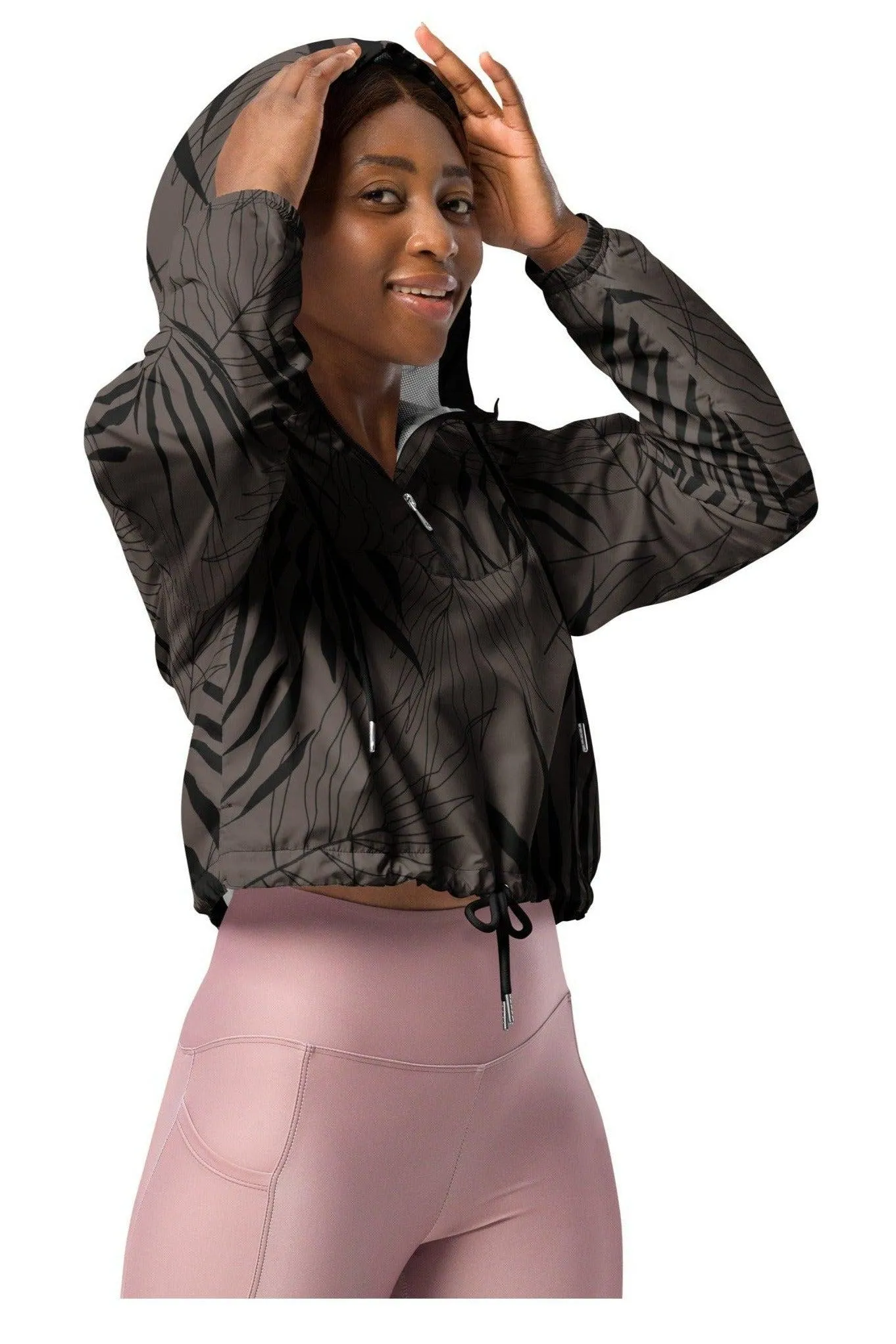 'Ōkupu Women’s cropped windbreaker