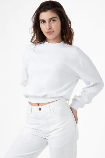 LA Apparel Long Sleeve Crop Mock Neck