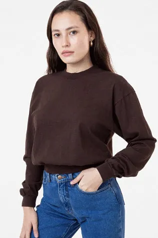 LA Apparel Long Sleeve Crop Mock Neck
