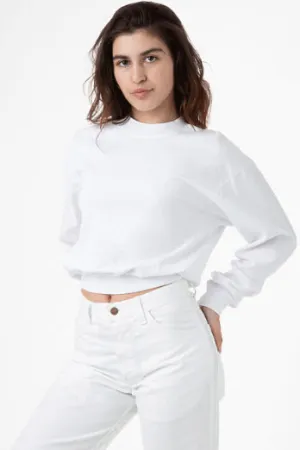 LA Apparel Long Sleeve Crop Mock Neck