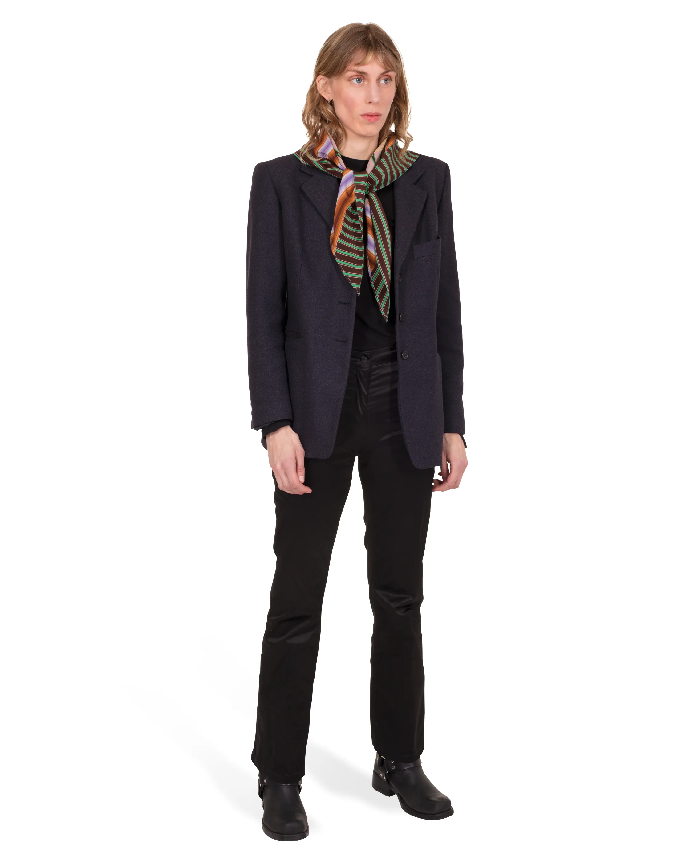 La Linea Triangle Silk Scarf