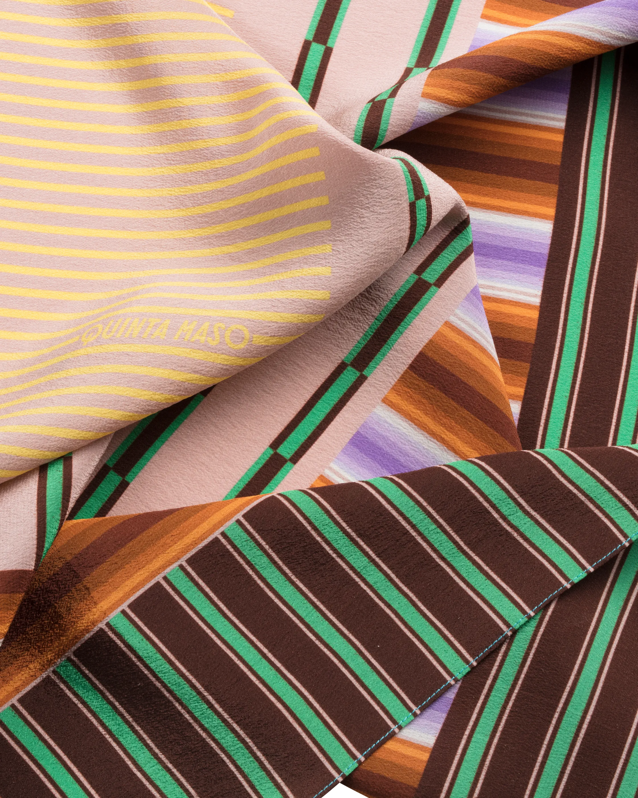 La Linea Triangle Silk Scarf